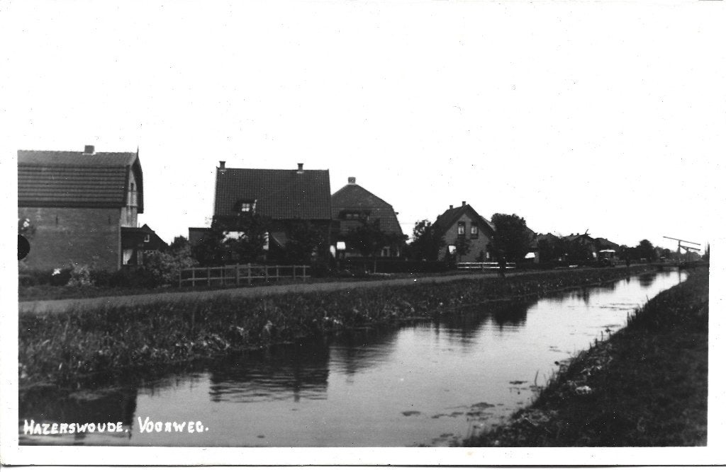 Hazerswoude Voorweg, Ophalen of Verzenden, 1920 tot 1940, Gelopen, Zuid-Holland
