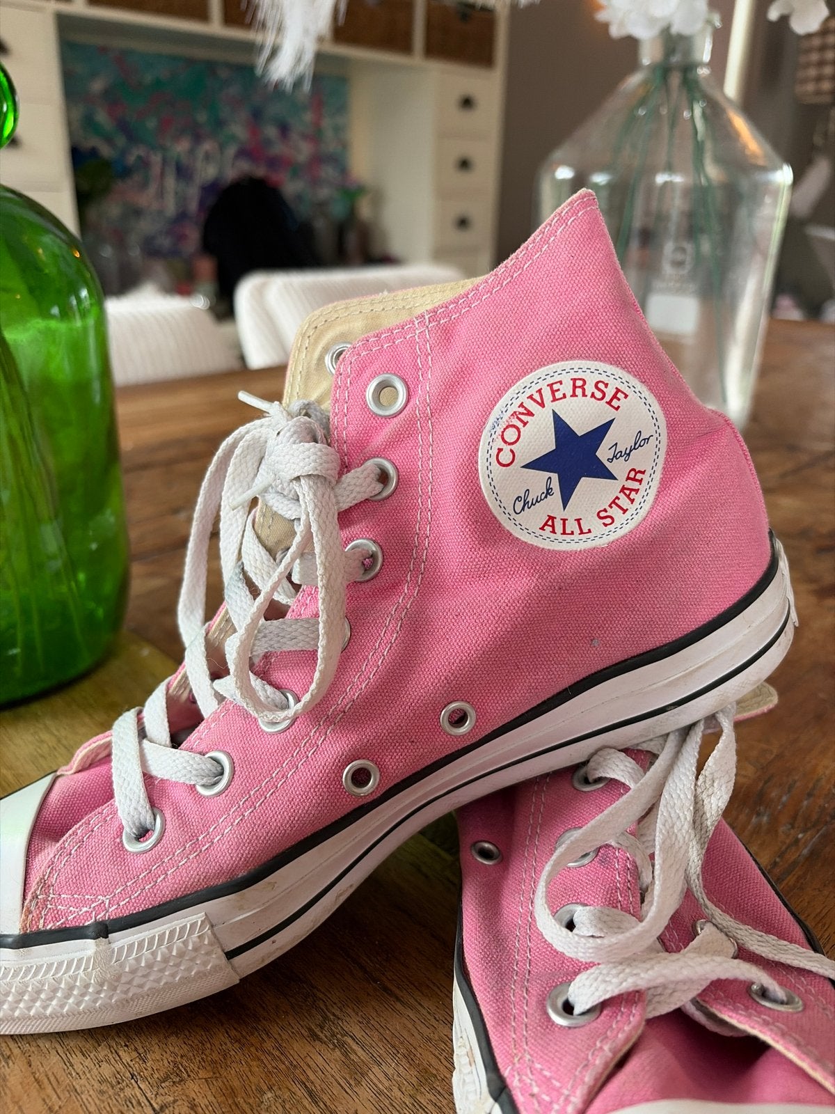 Nieuwe All Star Converse roze sneakers mt 38, Kleding | Dames, Ophalen of Verzenden, Nieuw, Roze, Sneakers of Gympen