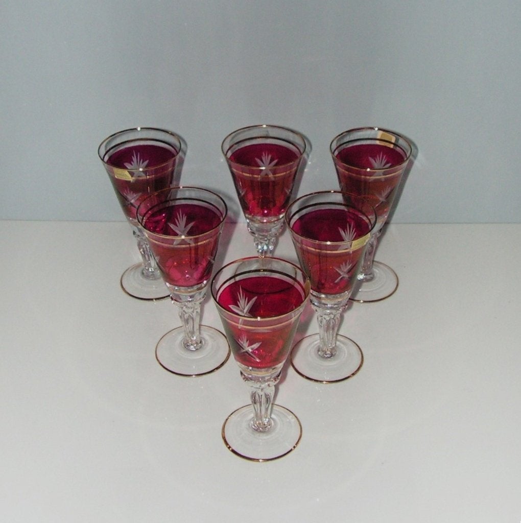 Bohemia Kristallen Glazen, Huis en Inrichting, Glas of Glazen, Overige merken, ., Ophalen of Verzenden