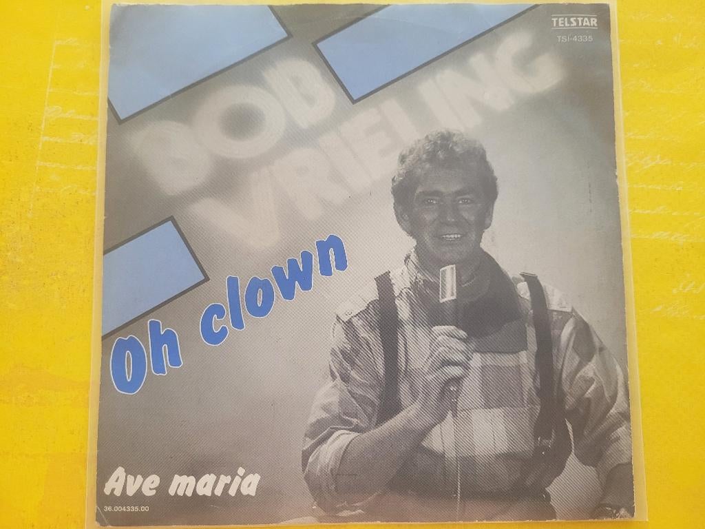 Bob Vrieling - Oh clown - Ave Maria, Ophalen, Zo goed als nieuw, Overige formaten, Levenslied of Smartlap