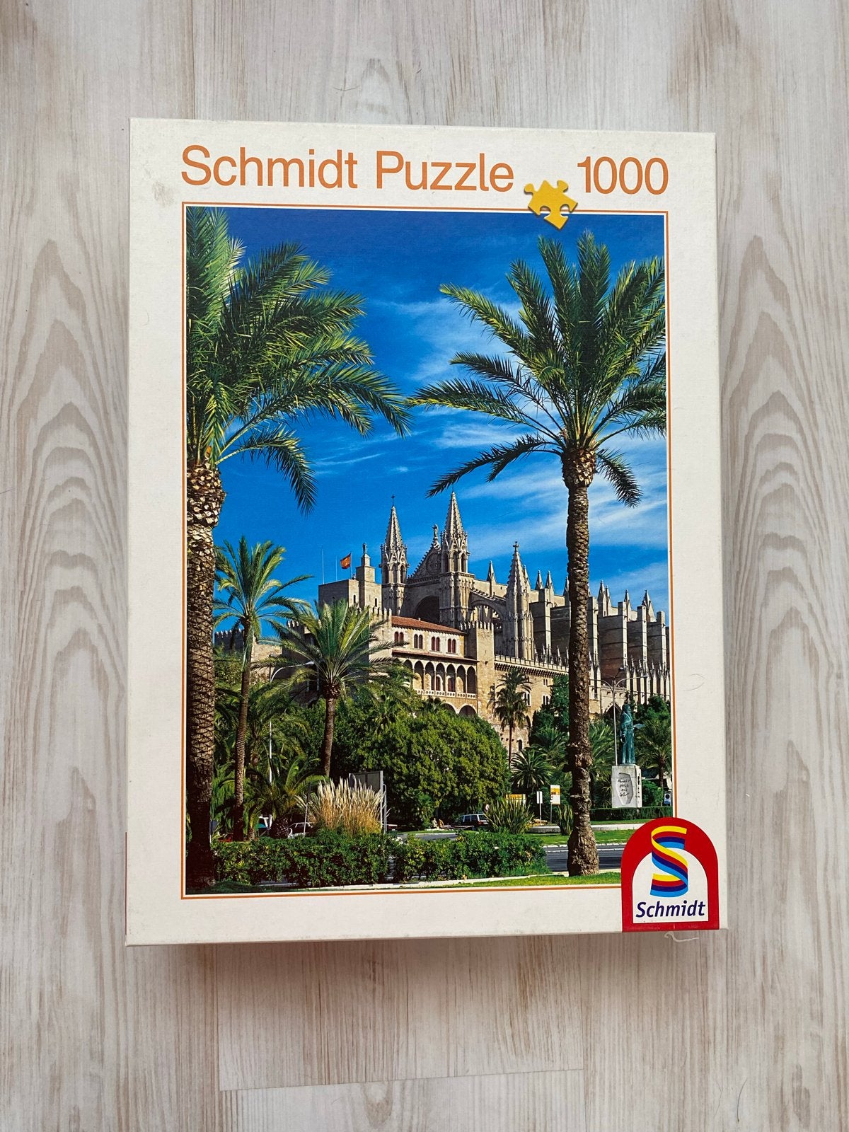 Schmidt Legpuzzel 1000 stukjes - Kathedraal Palma de Mallorc, Hobby en Vrije tijd, Ophalen, 500 t/m 1500 stukjes, Gebruikt, Legpuzzel