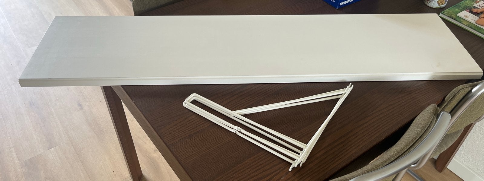 IKEA Tranhult / Pershult plank met beugels, Huis en Inrichting, Woonaccessoires | Wandplanken en Boekenplanken, Gebruikt, Ophalen