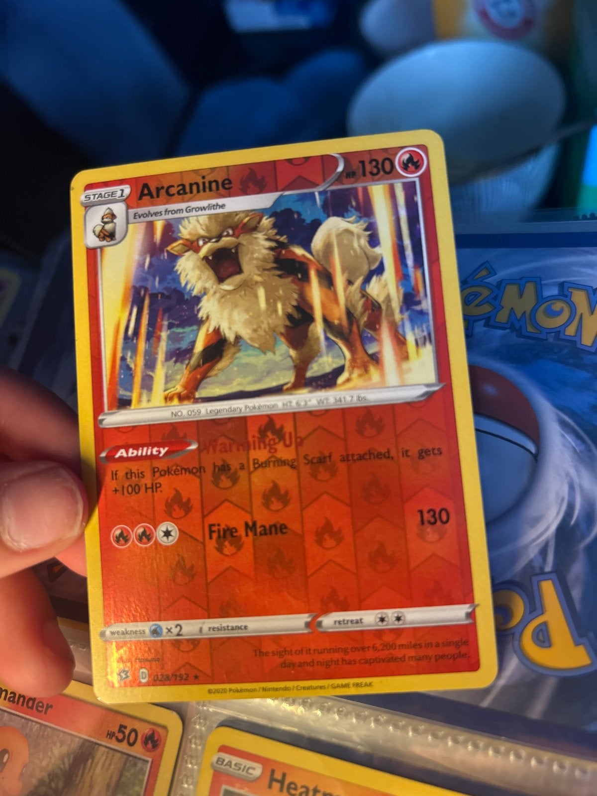 Arcanine Pokémon kaart - Zo goed als nieuw, Ophalen of Verzenden, Zo goed als nieuw, Losse kaart
