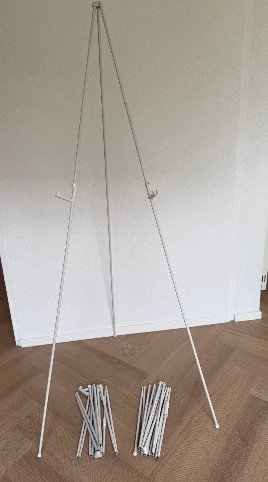 2 witte schildersezels – uitklapbaar, Ophalen of Verzenden, Zo goed als nieuw, Geboorte of Huwelijk