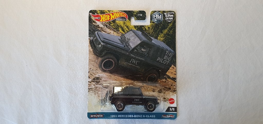 Hot Wheels Premium 1993 Mercedes-Benz G-Class zwart, Ophalen of Verzenden, Nieuw, Auto
