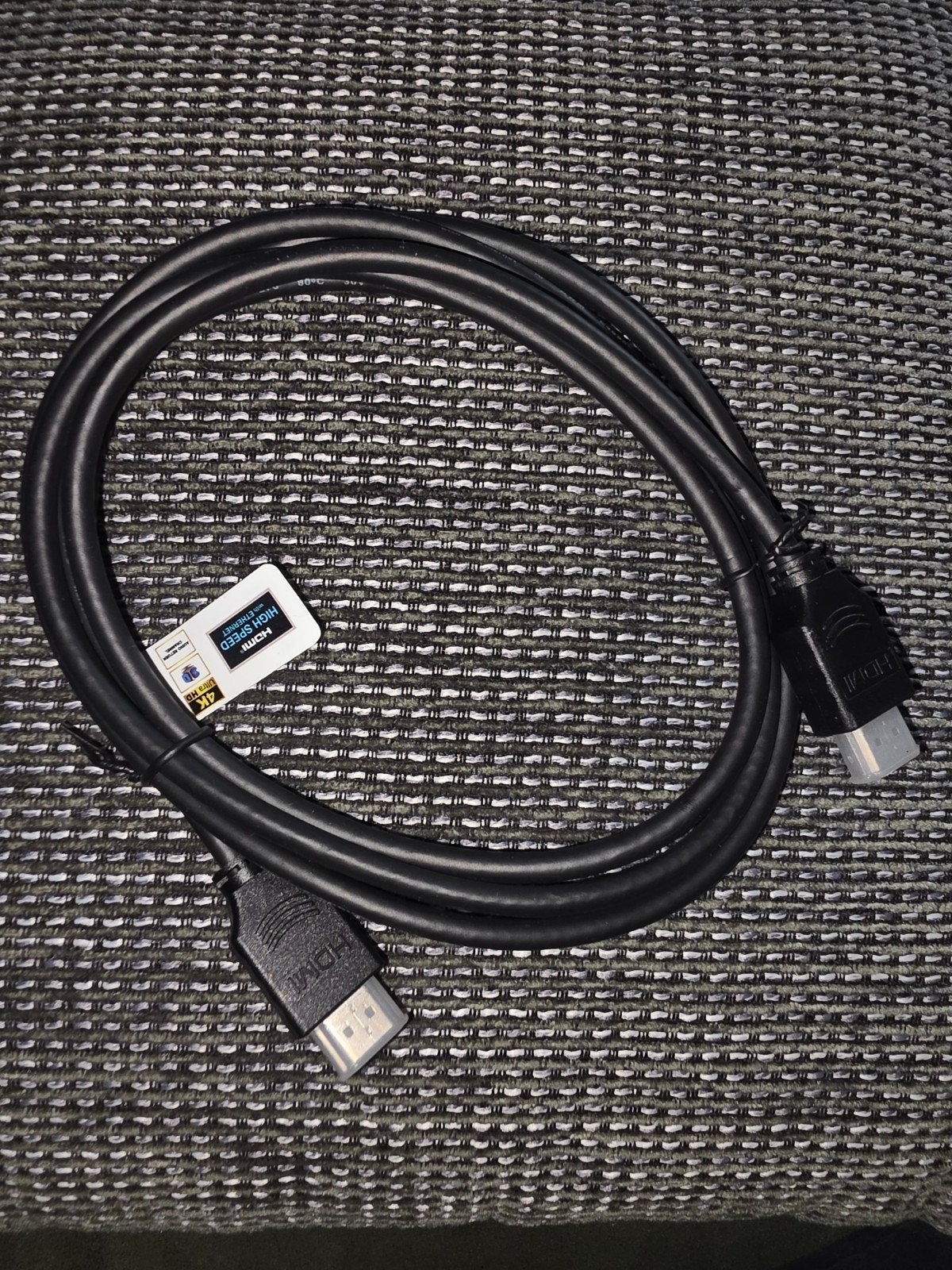 High Speed HDMI-kabel met Ethernet - 4K ondersteuning, Audio, Tv en Foto, Audiokabels en Televisiekabels, Ophalen, Zo goed als nieuw