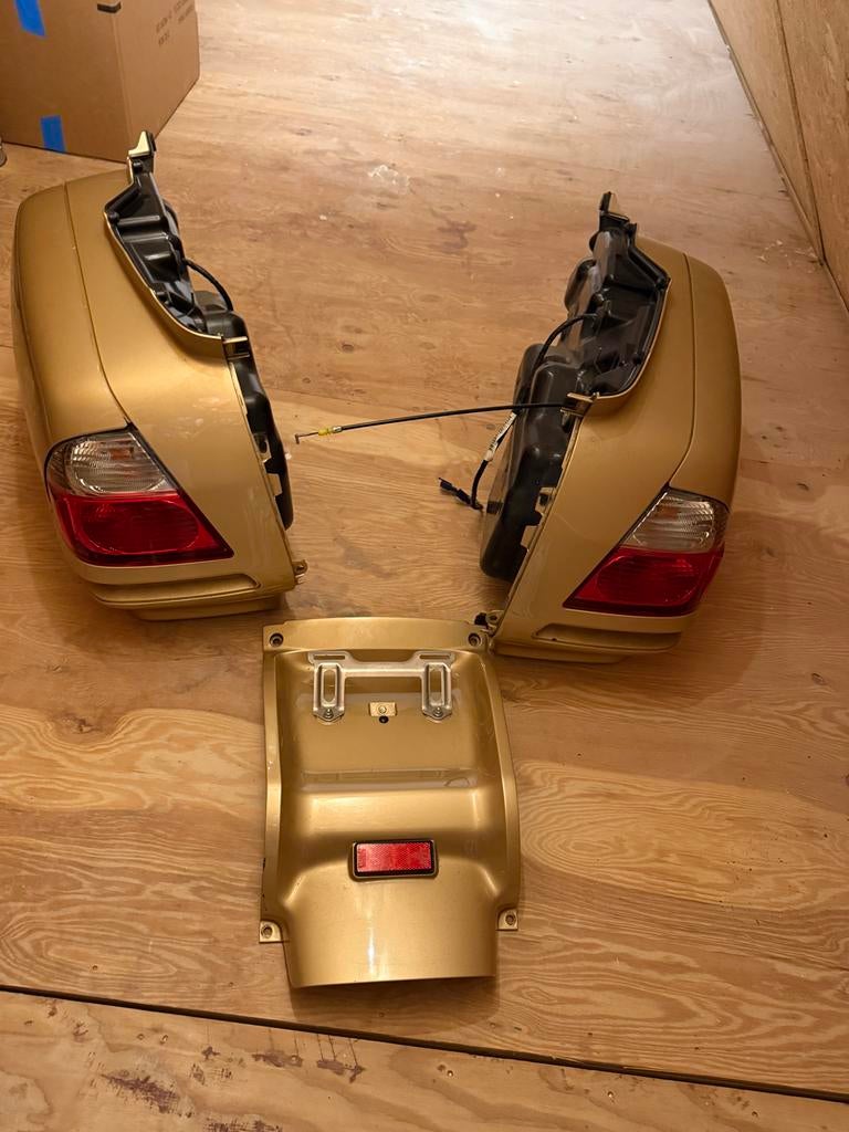 Goldwing 1800 koffers - Z.G.A.N. (Goudkleurig), Motoren, Accessoires | Koffers en Tassen, Zo goed als nieuw, Ophalen of Verzenden