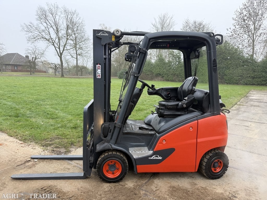 Linde 1400KG LPG heftruck triplex Freelift Sideshift BJ2016, LPG, Info@vanbeurdenheftrucks.nl, Linde, Heftruck