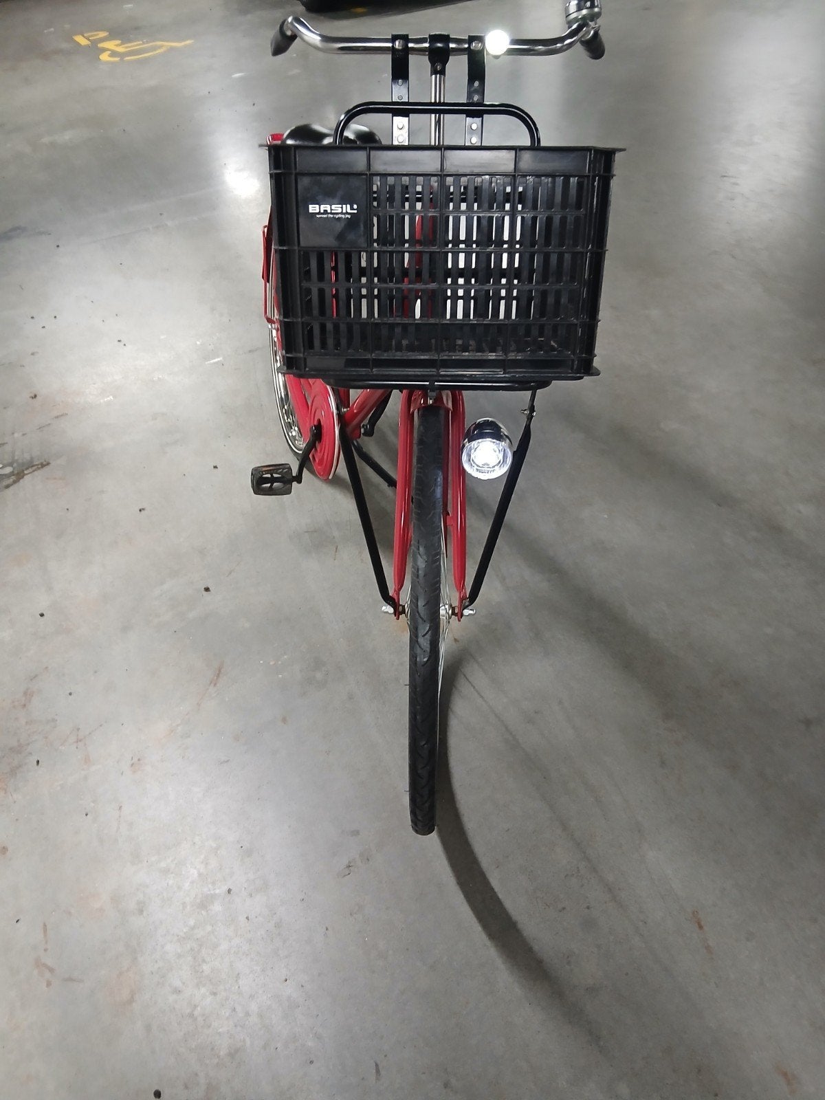 Te koop mooie Rode Omafiets Bergers 28 inch, Fietsen en Brommers, Ophalen, Gebruikt