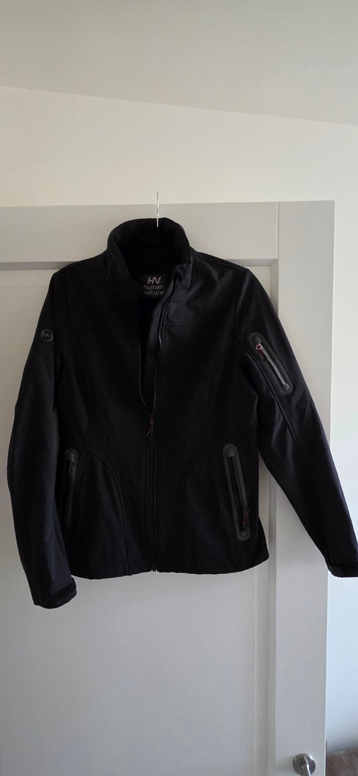 Human Nature Softshell dames jas zwart Maat S z.g.a.n., Zwart, Ophalen of Verzenden, Zo goed als nieuw, Maat 36 (S)
