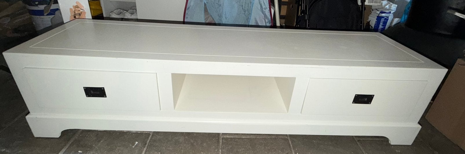 Tv meubel, Ophalen, 150 tot 200 cm, Zo goed als nieuw, Minder dan 100 cm