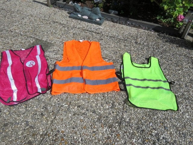 3 hardloop hesjes voor in de donker, Sport en Fitness, Nieuw, Kleding, Hardlopen, Ophalen