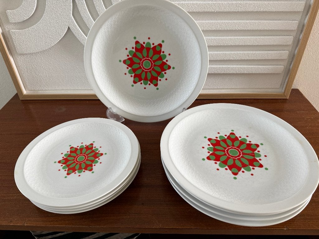 9 Vintage AK Kaiser borden Jaren 70 Retro Servies, Ophalen of Verzenden, Huis en Inrichting