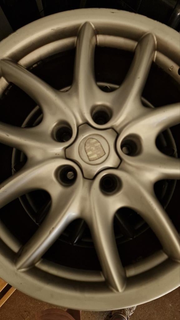 Set van 4 Porsche velgen, Ophalen of Verzenden, Gebruikt, Personenwagen, Velg(en)