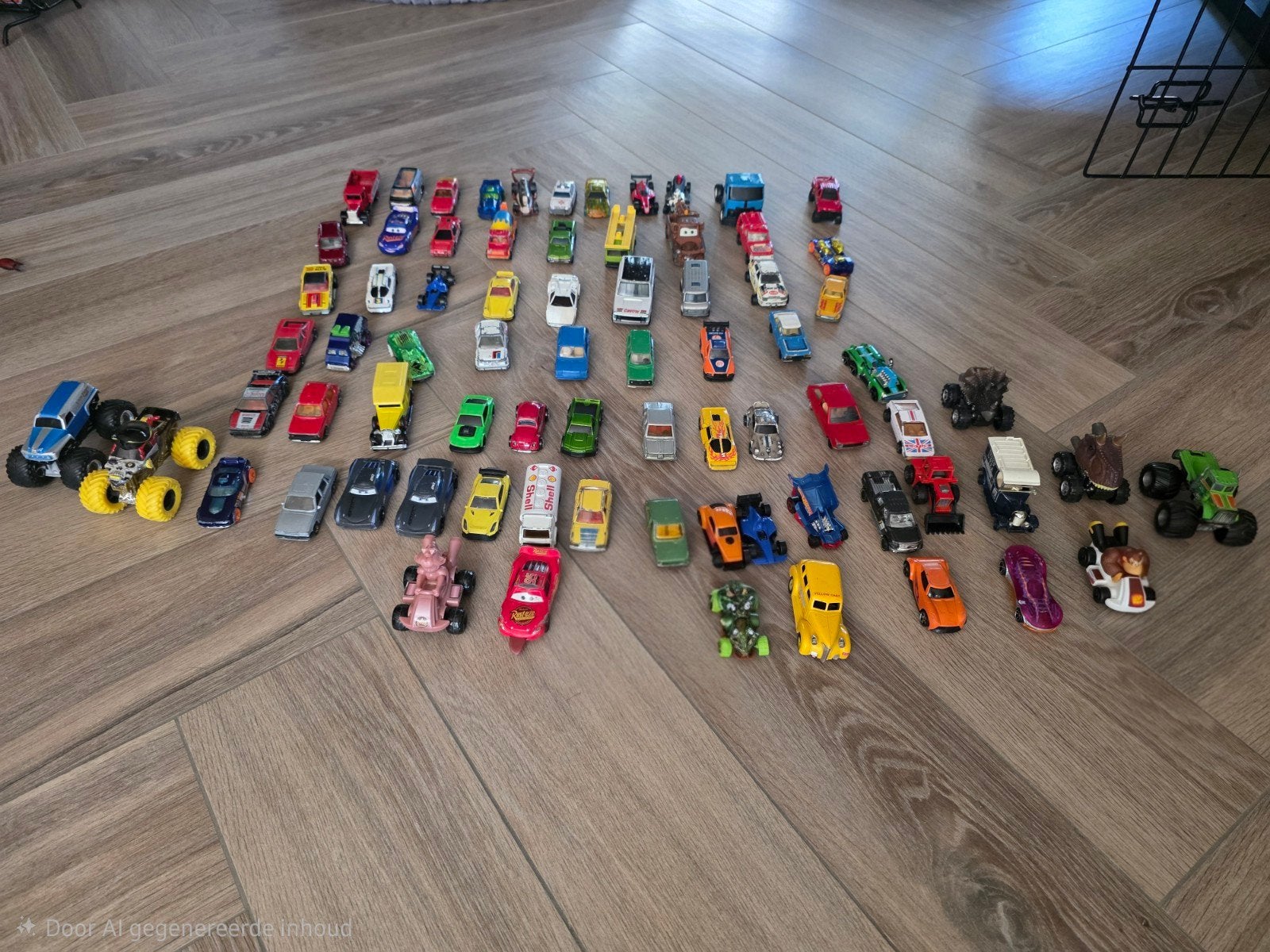 heel veel auto's, dieren en dino's, Ophalen