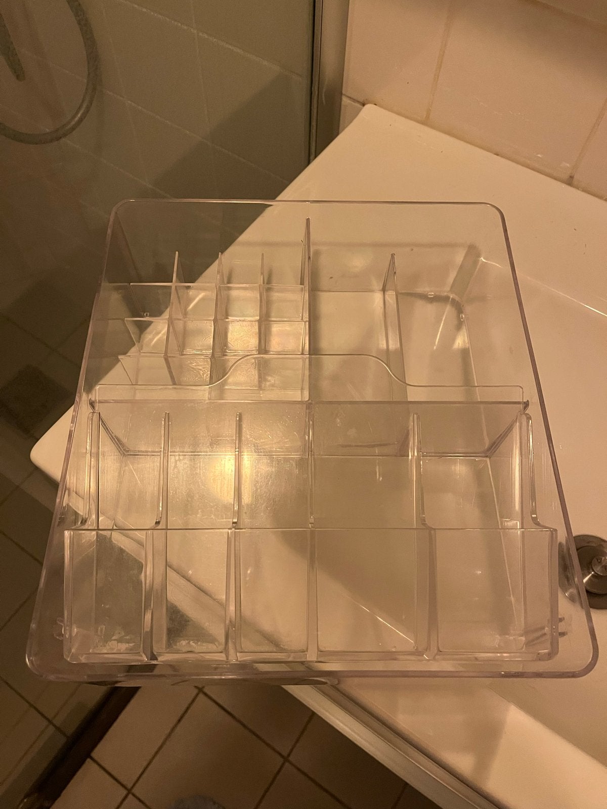 Ikea VISSLAÅN opbergbak/organizer met vakken, Ophalen of Verzenden, Gebruikt, Kunststof