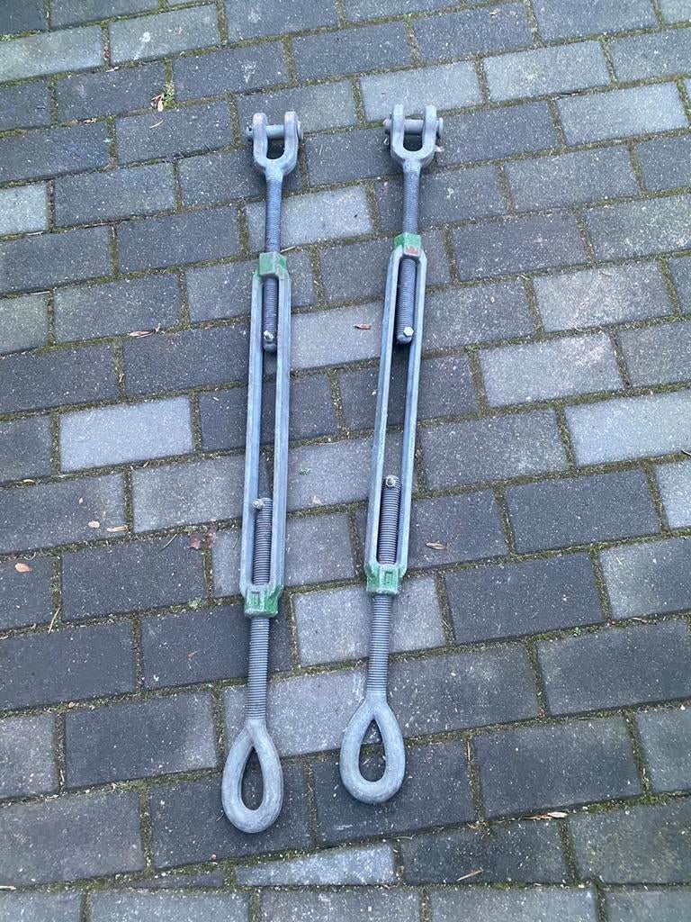 Kabel / ketting spanners 1 meter lang thermisch verzinkt, Ophalen, Nieuw, Overige materialen, Overige typen