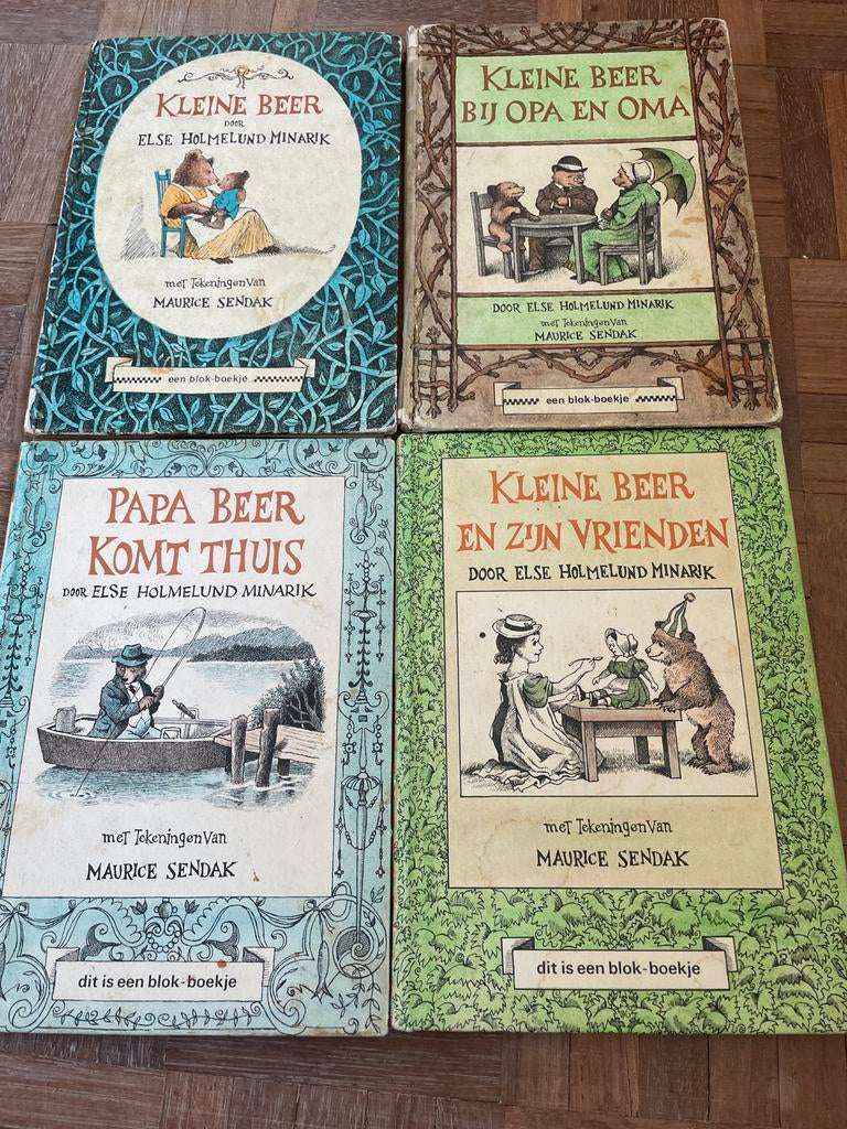 4 Babyboeken van Kleine Beer - Else Holmelund Minarik, Boeken, Ophalen of Verzenden, Gelezen, Sprookjes