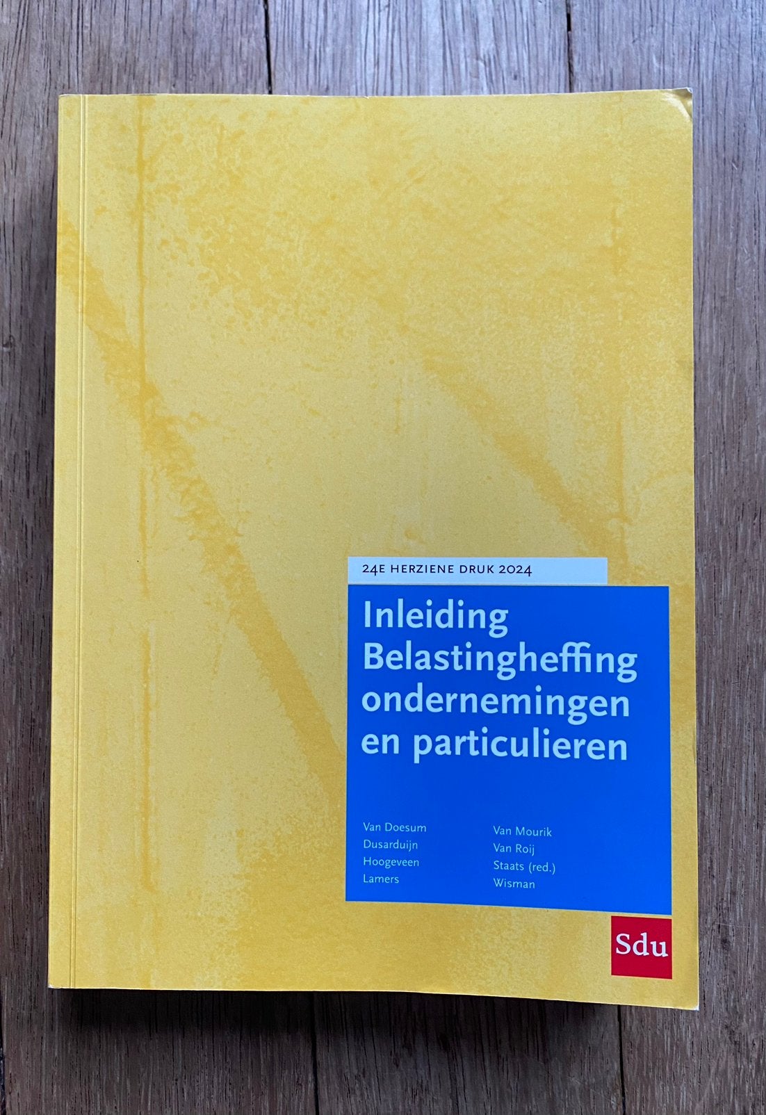 Inleiding Belastingheffing ondernemingen en particulieren, Ophalen of Verzenden, Zo goed als nieuw, Sociale wetenschap