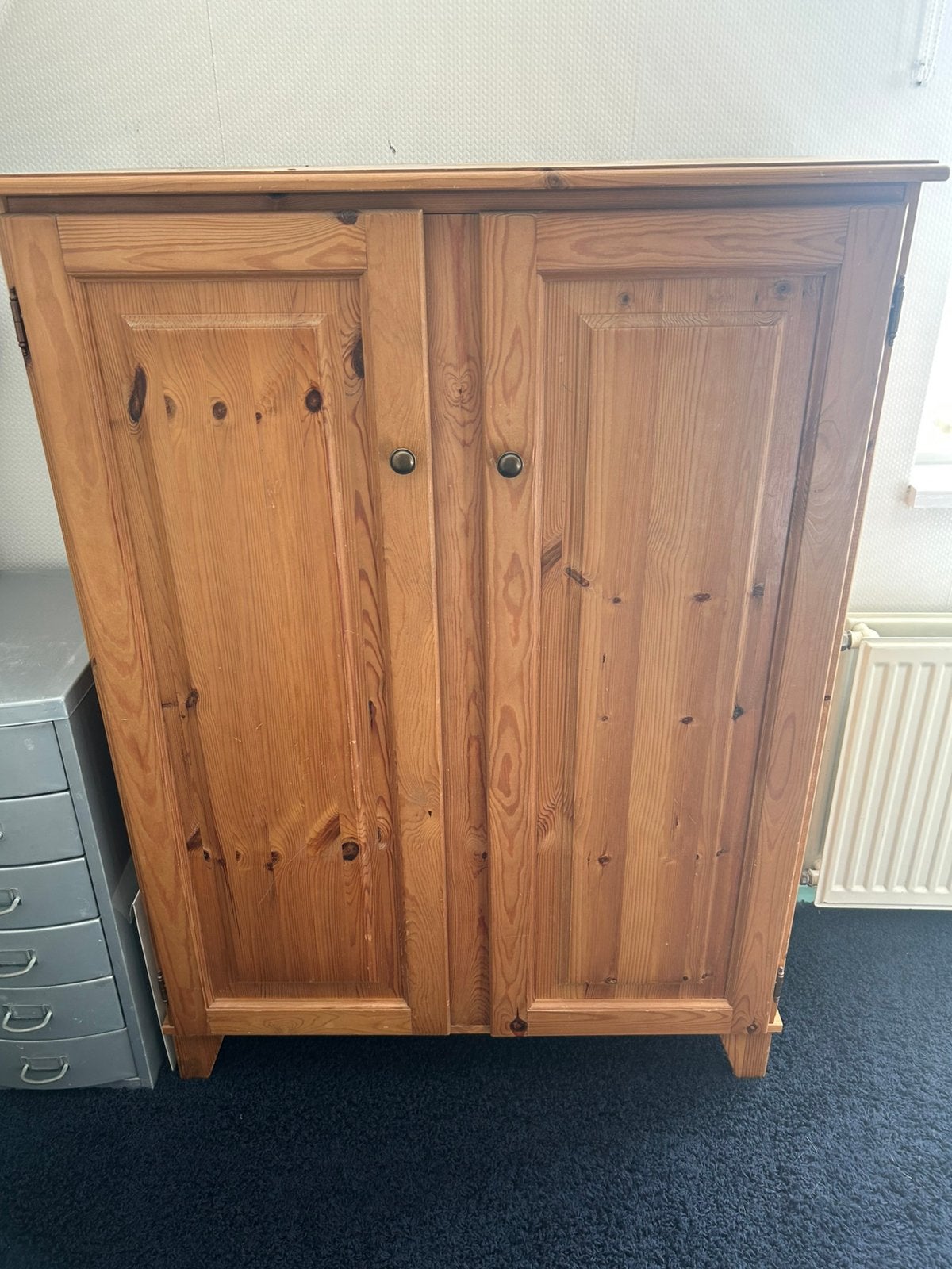 Kast grenen, Huis en Inrichting, Ophalen, 70 tot 120 cm, 120 tot 170 cm, Zo goed als nieuw