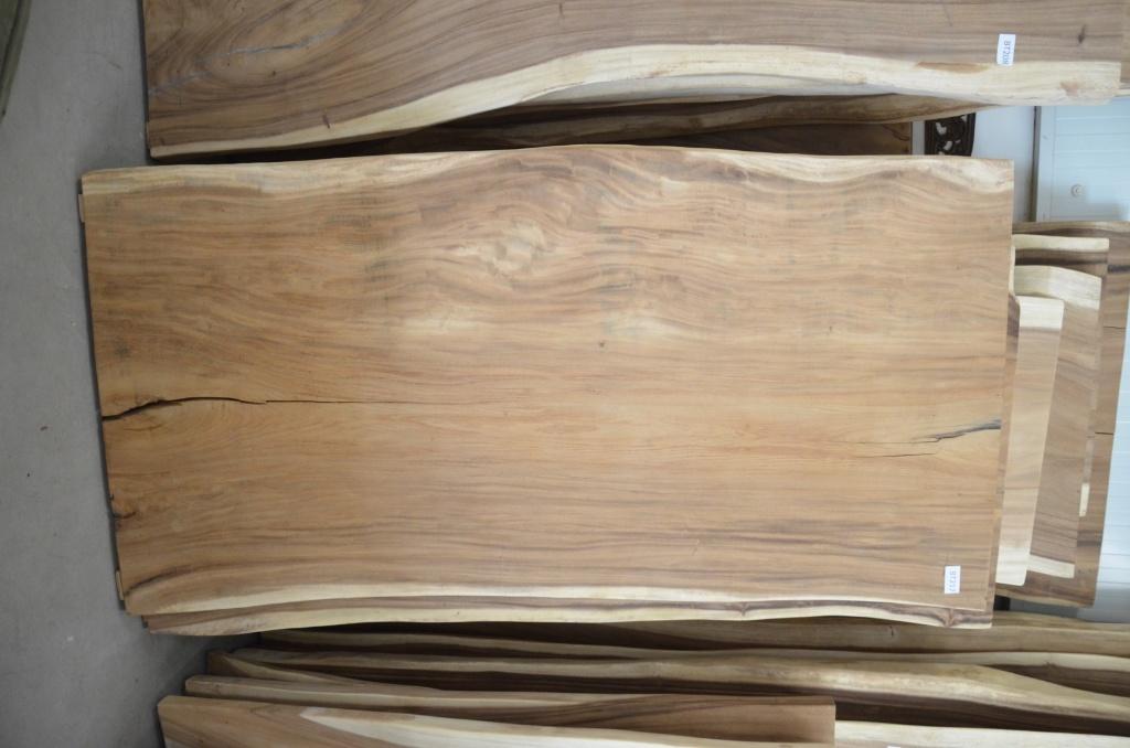 Boomstamtafel 220 cm suar -BT 217 - 2,2 meter boomstamtafel, Verzenden, Nieuw, Hout