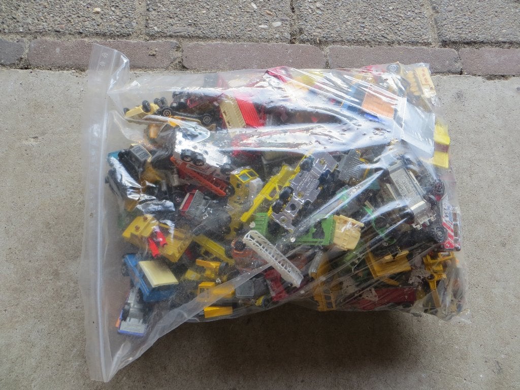 Veel modelauto's Matchbox, Siku etc., Ophalen of Verzenden, Gebruikt, Bus of Vrachtwagen, Overige merken