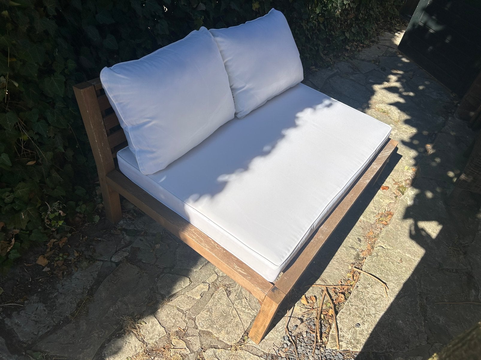 Lage tuinbank, Ophalen, Zo goed als nieuw, Hout