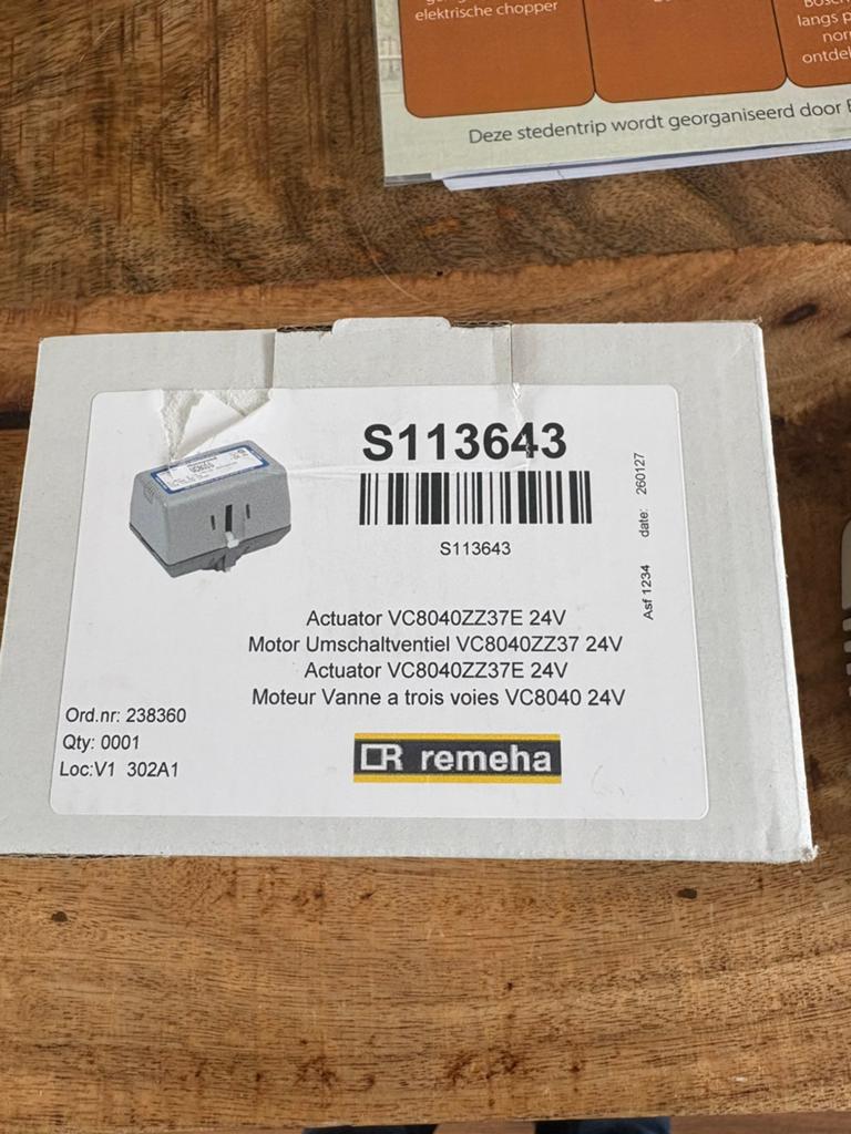Honeywell driewegklep motor voor remeha cv ketel, Doe-het-zelf en Verbouw, Verwarming en Radiatoren, Minder dan 30 cm, Hoog rendement (Hr)