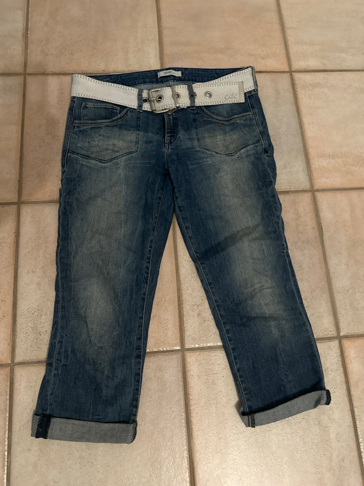 Gratis: Esprit 3/4 broek maat 40/42, Ophalen, Blauw, Maat 42/44 (L), Driekwart