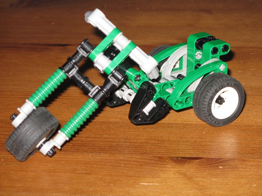 lego 8236 technic bike met instructie, Ophalen of Verzenden, Lego