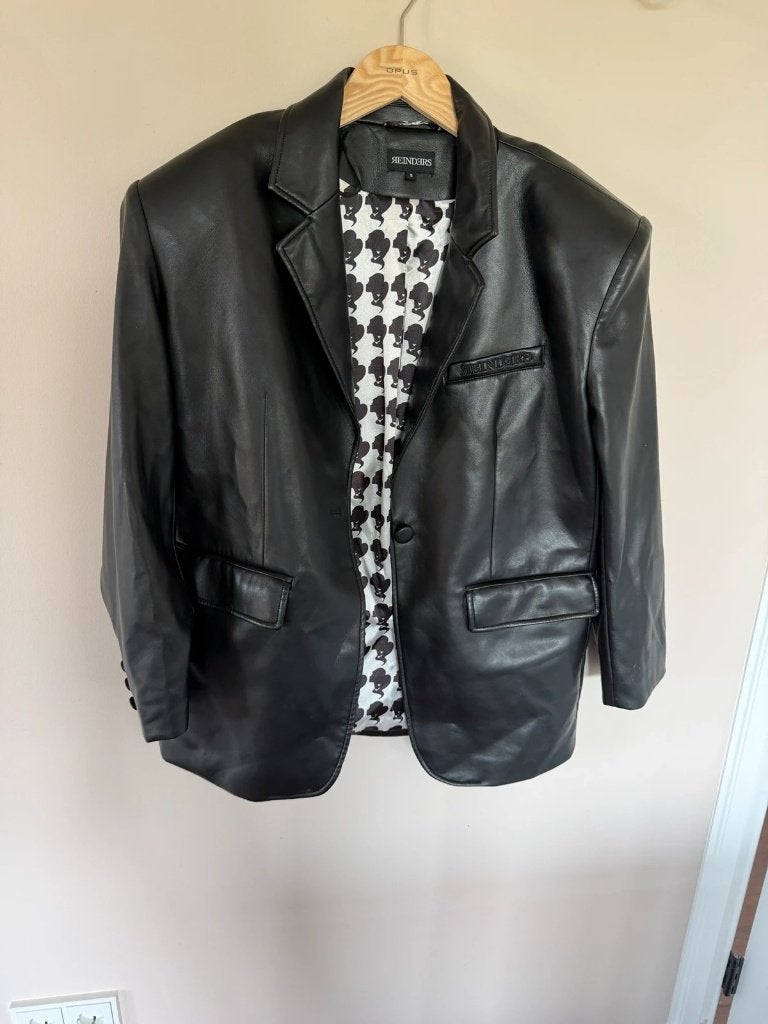 Reinders blazer leerlook zwart maat S, Kleding | Dames, Reinders, Verzenden, Zwart, Jasje
