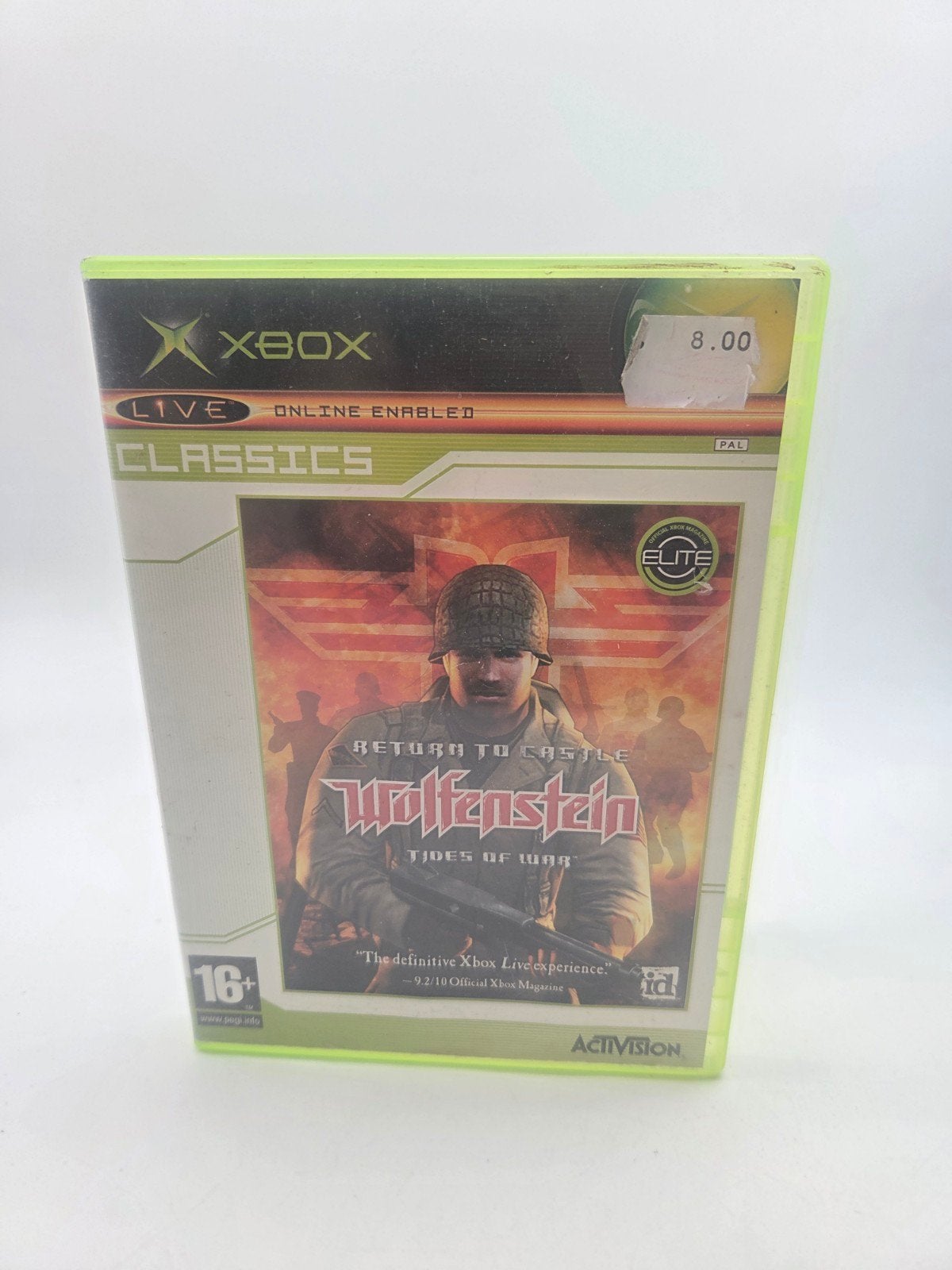 Return to Castle Wolfenstein: Tides of War Xbox, Spelcomputers en Games, Online, Shooter, Activision, 1 speler