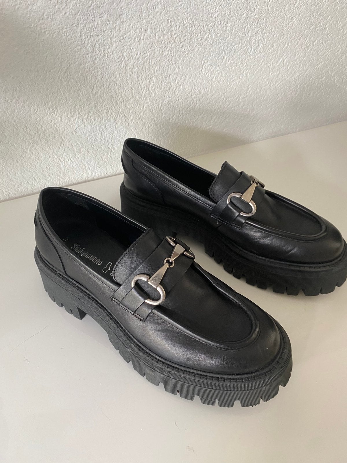 Loafers, zwart,maat 40 , zgan, Ophalen