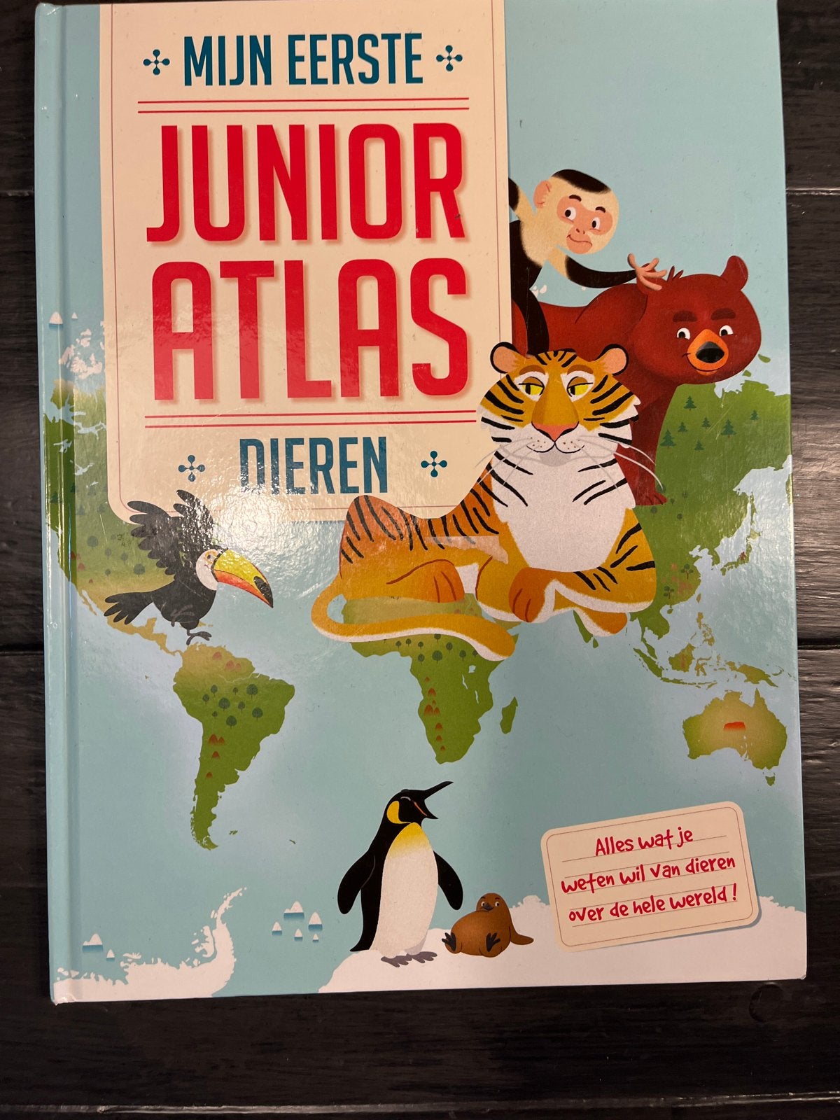 Kinderatlas dieren, Boeken, Ophalen of Verzenden, Zo goed als nieuw, Non-fictie