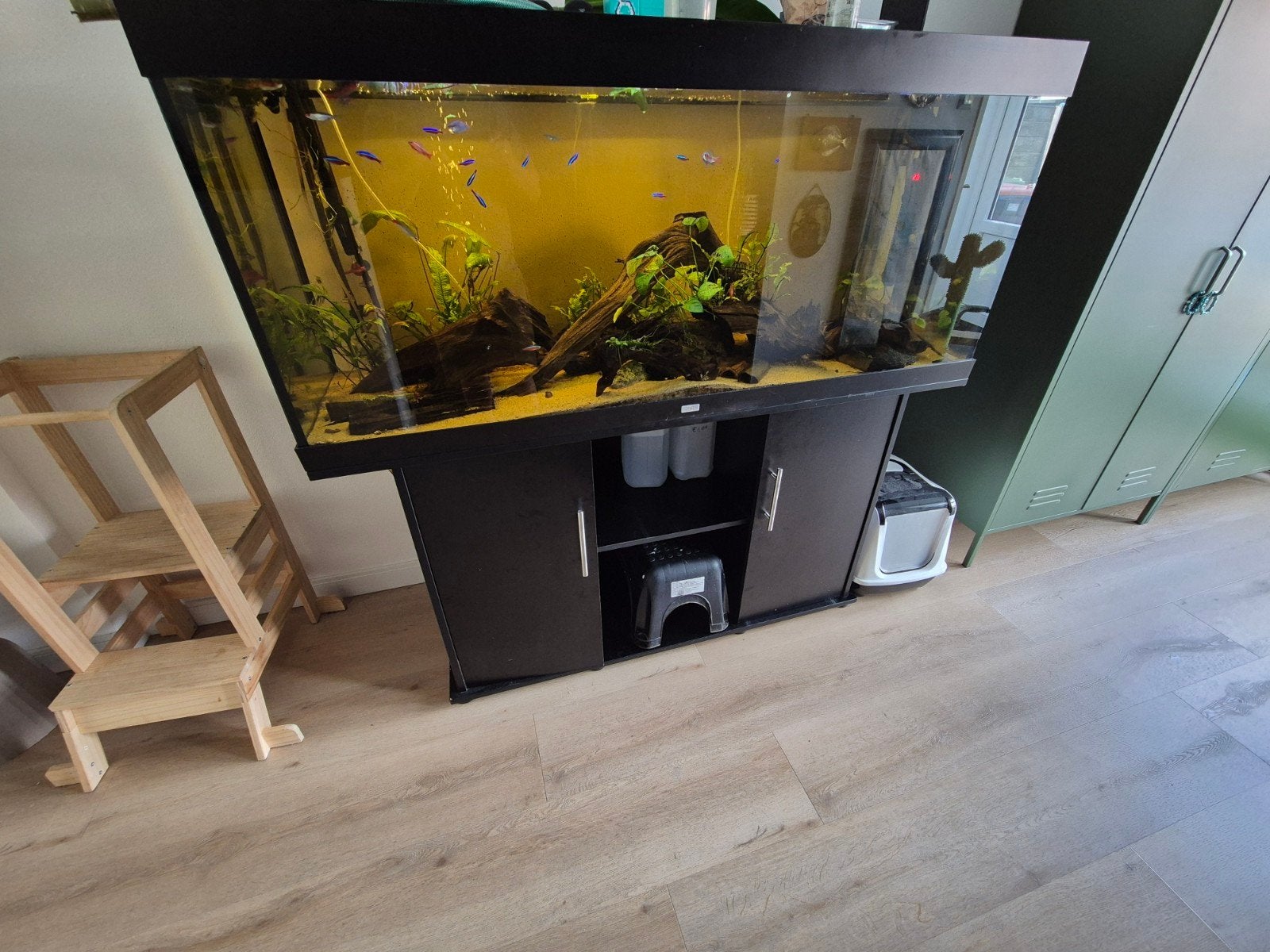 Prachtig Juwel aquarium 150x50x60 met inhoud plug and play!, Dieren en Toebehoren, Ophalen, Gevuld zoetwateraquarium