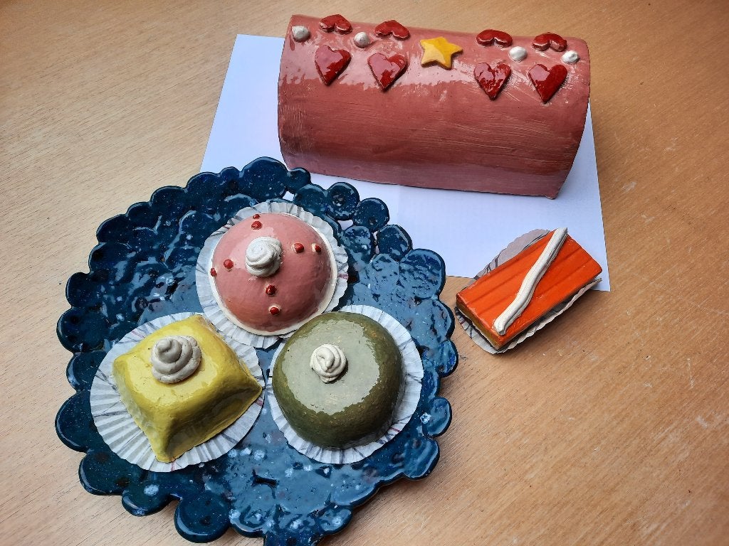 etalagematerialen voor banketbakker o.i.d., Antiek en Kunst, Ophalen of Verzenden