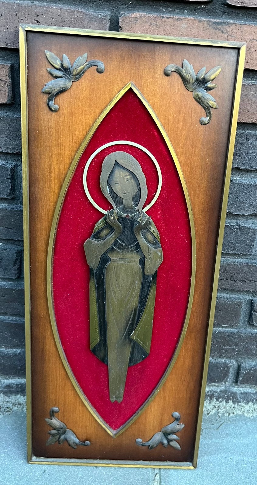 Vintage Madonna 58x24 cm - Jaren '50/'60, Ophalen of Verzenden