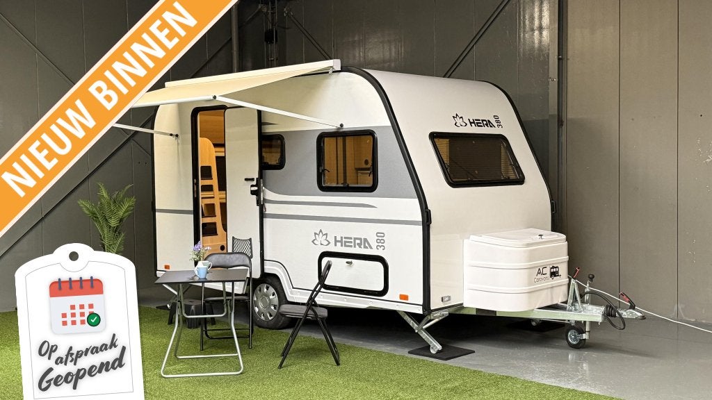 CARAVAN HERA 380 / 2025 / 4 PERSOONS / NIEUW / ALKO / 720 KG, Overige merken, Bedrijf, Luifel, 500 - 750 kg