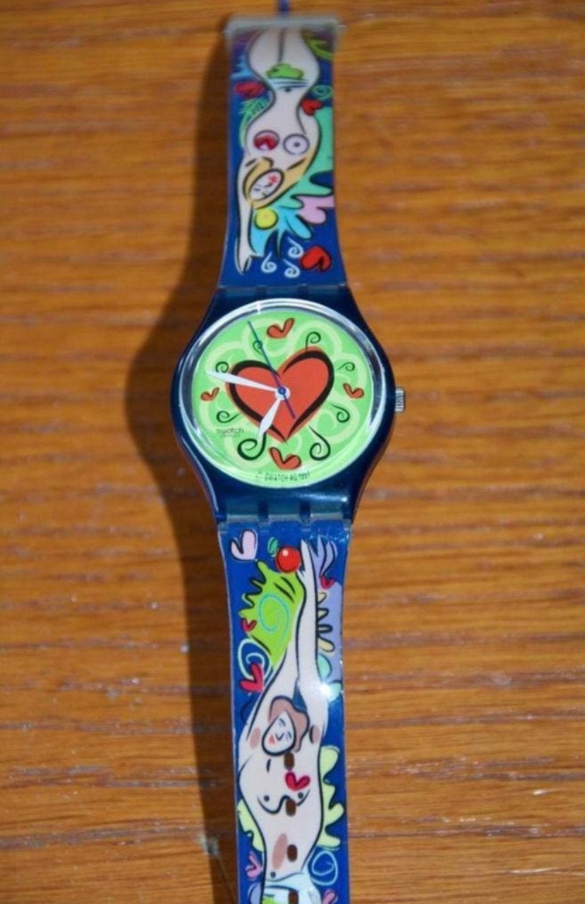 Swatch Valentijn, Ophalen of Verzenden, Zo goed als nieuw