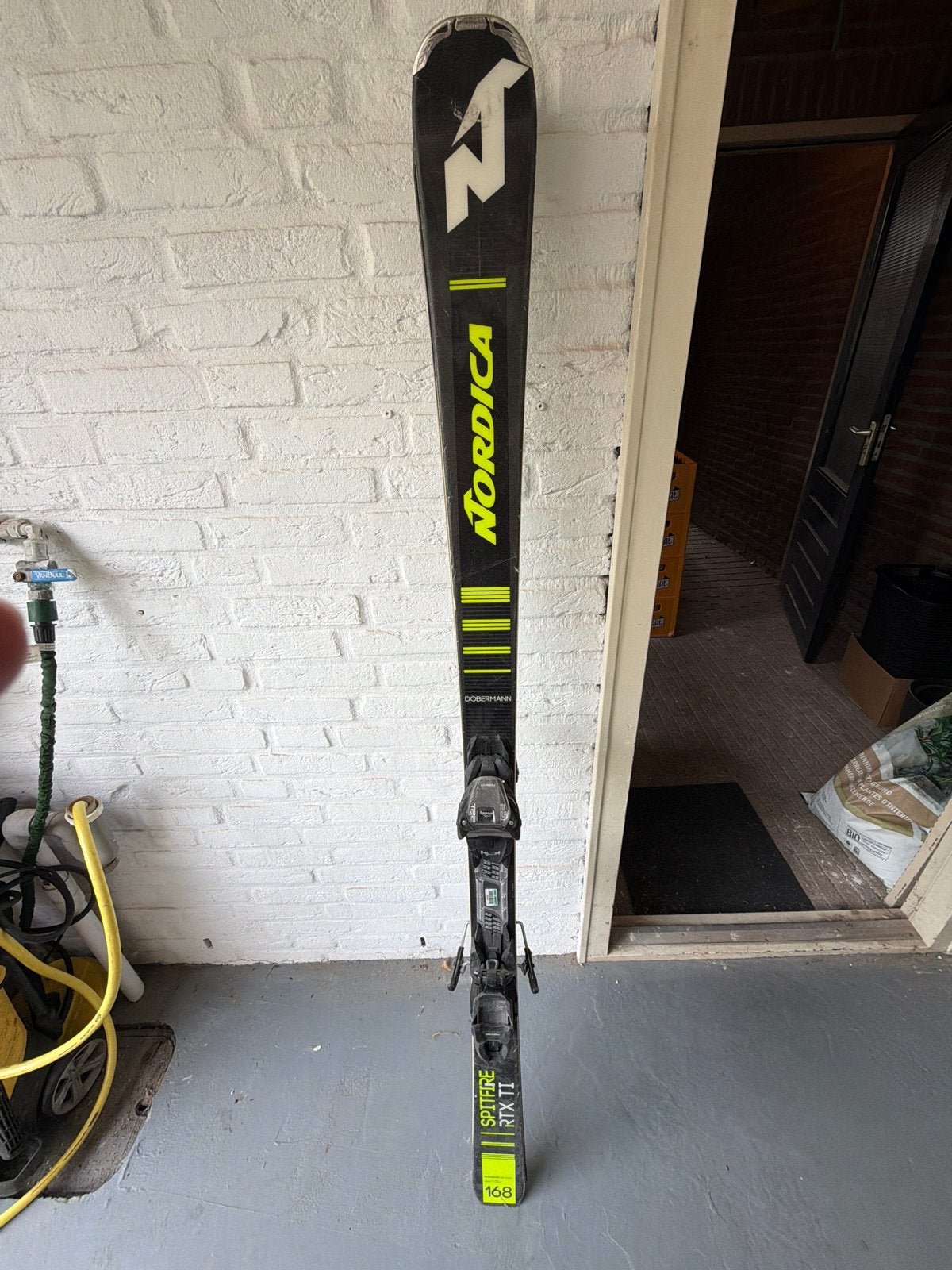 Nordica Dobermann Spitfire RTX TI ski's - 168 cm, Ophalen, 160 tot 180 cm, Gebruikt, Nordica
