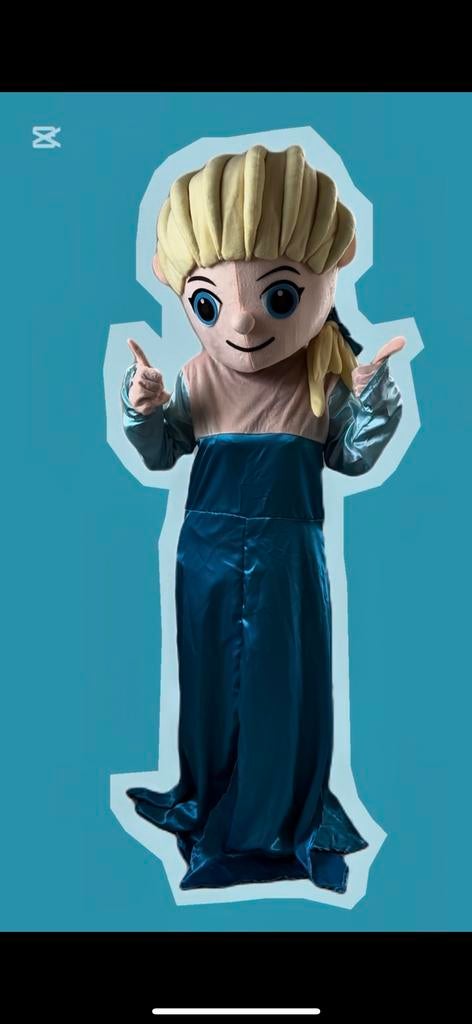 Mascotte huren Bing Elsa Stitch Sonic Chase, Ophalen of Verzenden, Zo goed als nieuw, Pak of Jurk