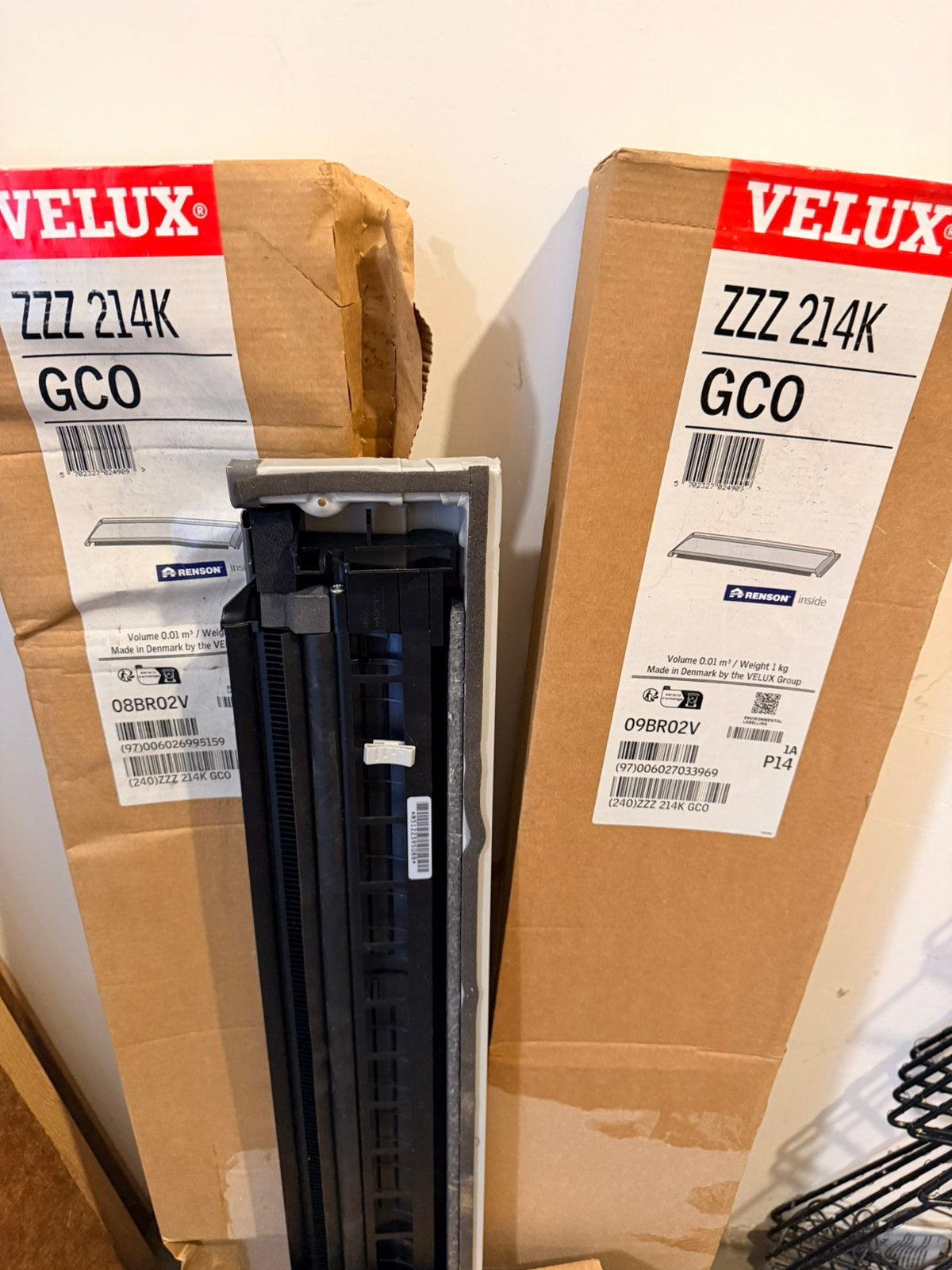 Velux zzz 214k gco ventilatie klep 3 keer atag carbon filter, Doe-het-zelf en Verbouw, Ophalen of Verzenden, Nieuw, Minder dan 80 cm