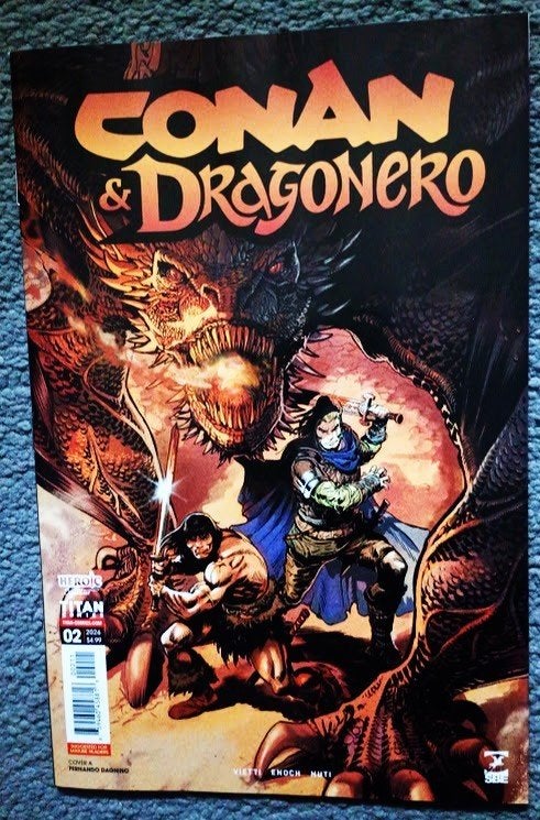 Conan & Dragonero. Prima en uitstekende issue #2 (of 7)!!!!, Eén comic, Ophalen of Verzenden, Nieuw, Amerika