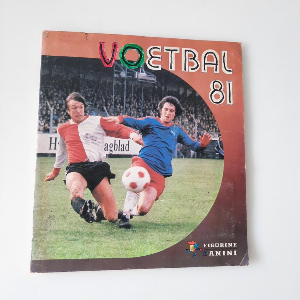 Voetbal 81 PANINI met Rookie Ruud Gullit, Ophalen of Verzenden, Zo goed als nieuw, Buitenlandse clubs, Poster, Plaatje of Sticker