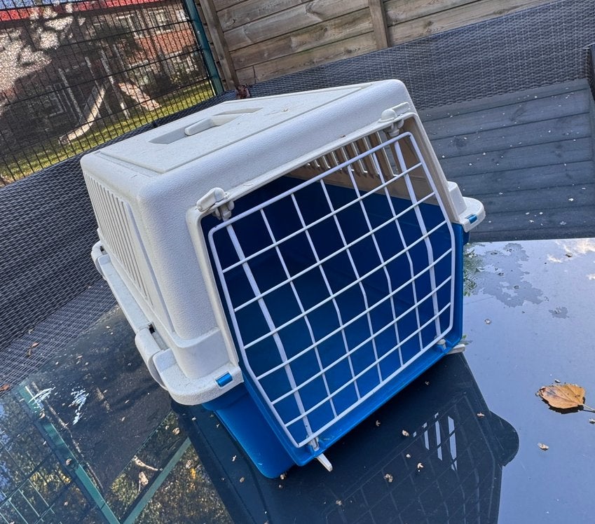 Kattenbench / transportbox voor huisdieren, Dieren en Toebehoren, Ophalen, Zo goed als nieuw