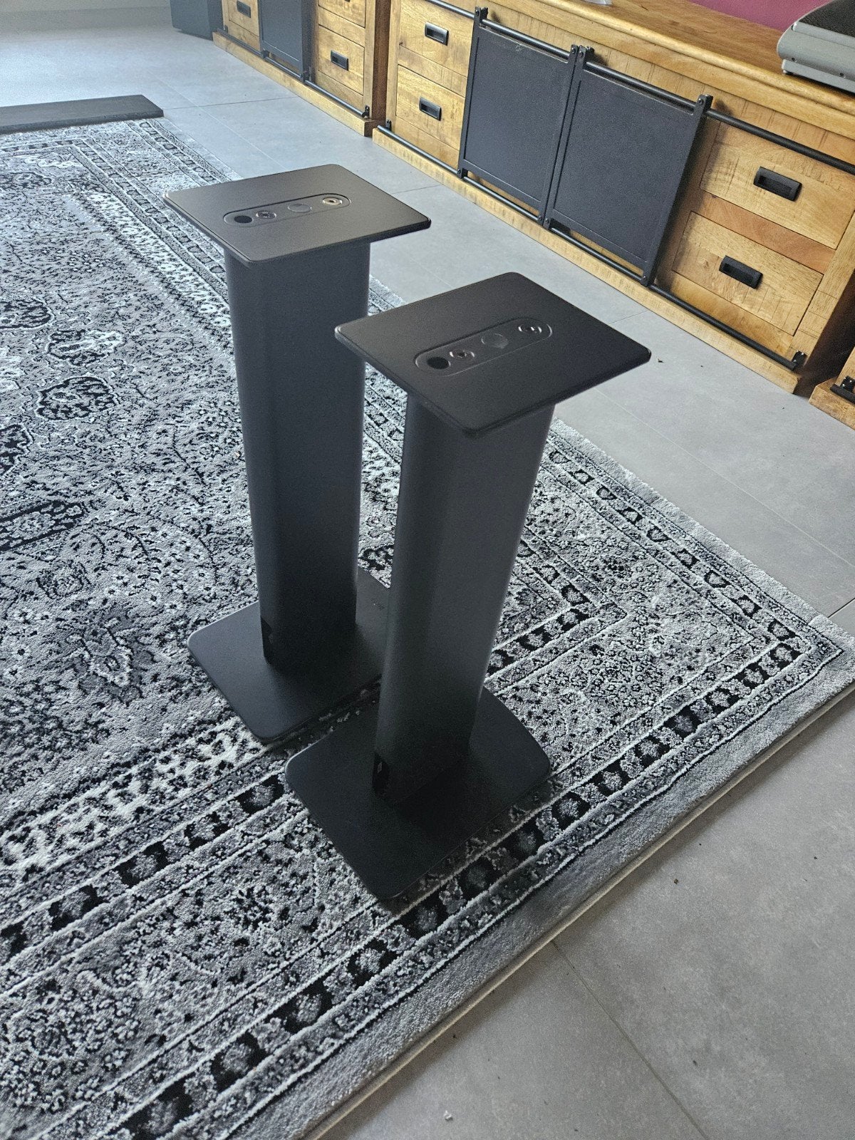 KEF S2 Vloerstaande Luidsprekerstandaarden Zwart