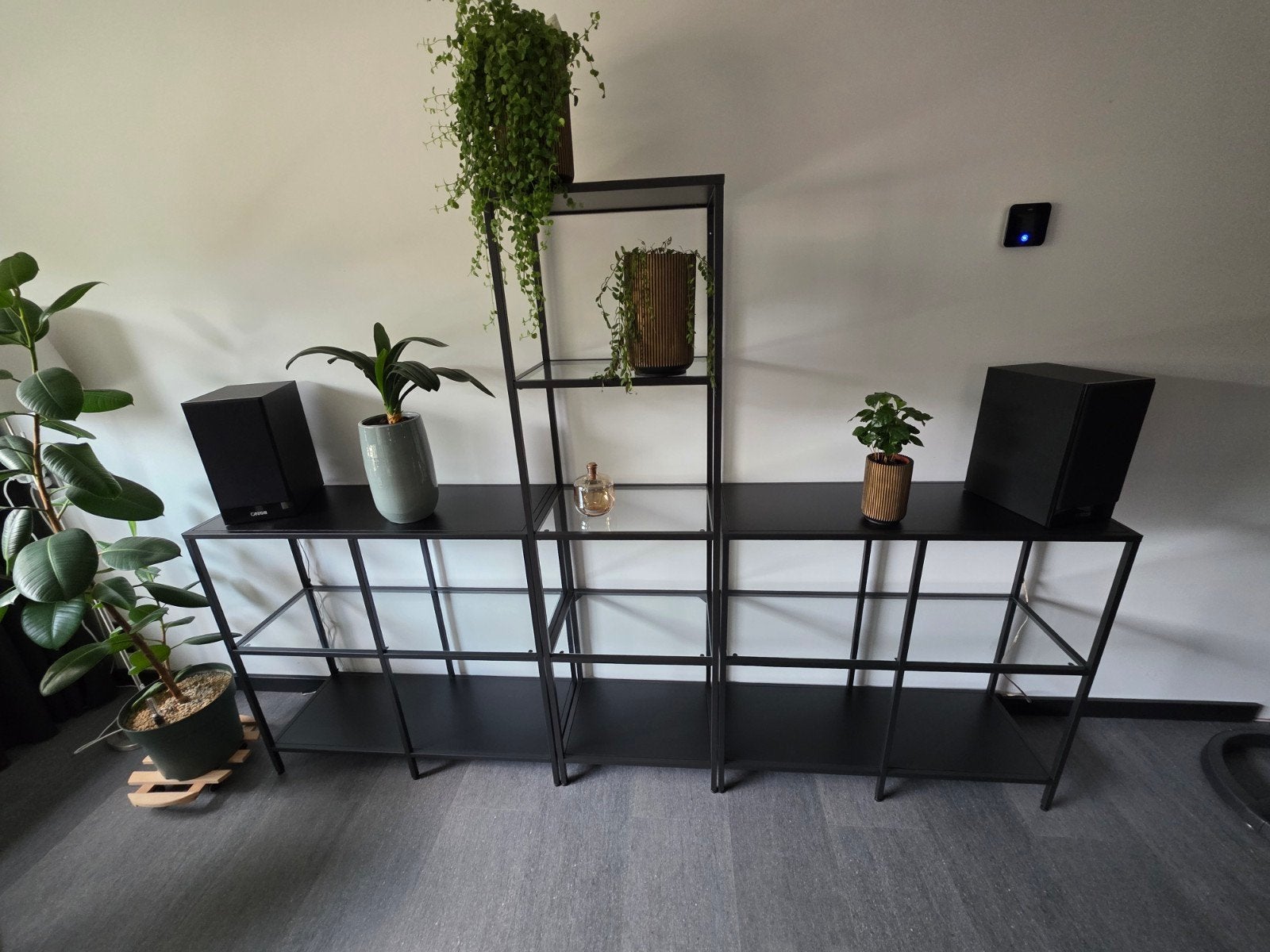 Wandmeubel van ikea, Ophalen, Zo goed als nieuw, Hout, Cd's