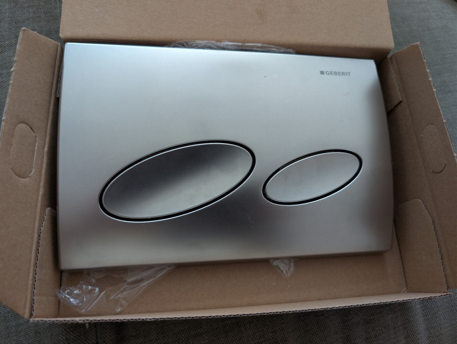 Geberit Kappa20 bedieningspaneel, Gebruikt, Minder dan 5 m², Overige materialen, 60 cm of meer