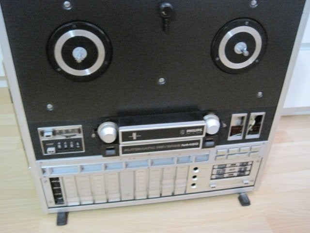 PHILIPS RECORDER N4450 (sloop +onderdelen), Audio, Tv en Foto, Ophalen, Bandrecorder, Met stofkap