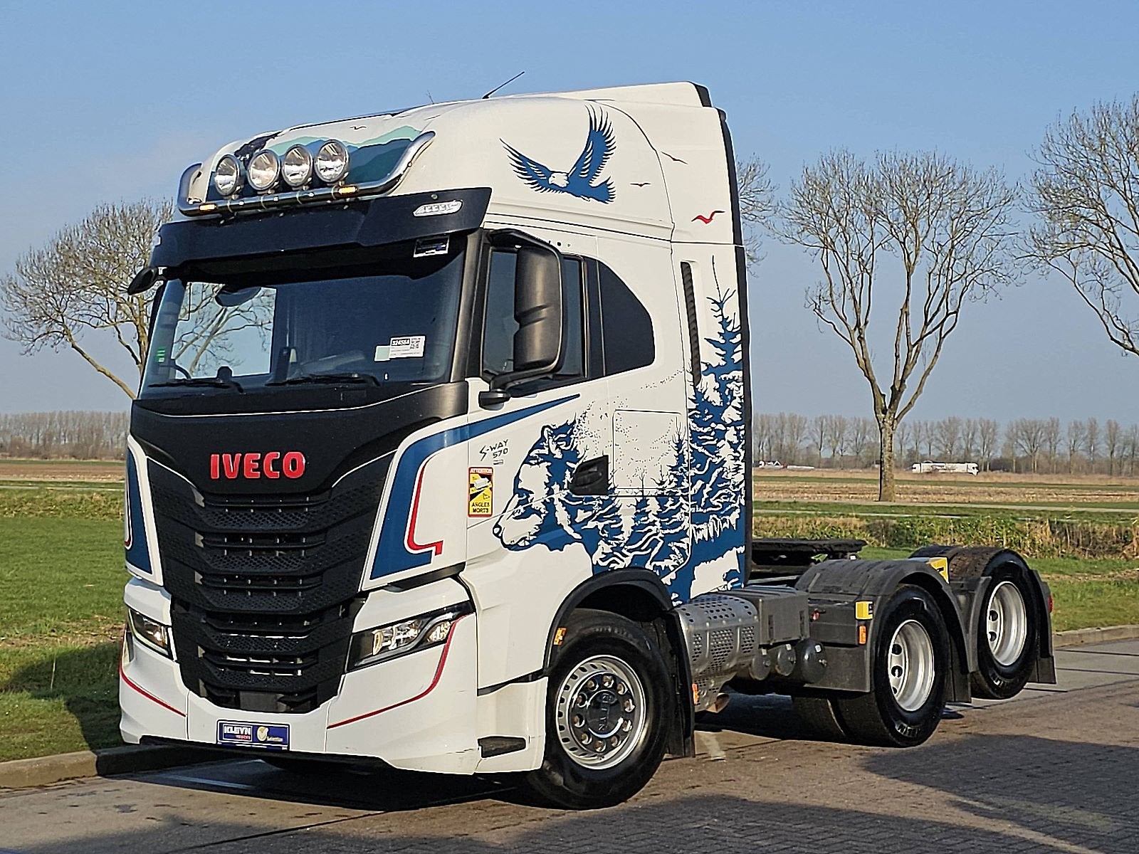 IVECO S-WAY AS260S57 570 6x2 intarder, Automaat, Euro 6, Iveco, Wit